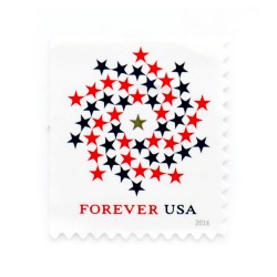 2016 US Patriotic spiral Forever Stamps