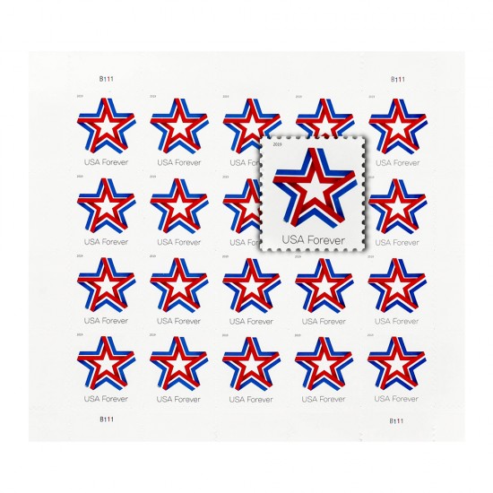2019 USA Star Ribbon Forever Stamps