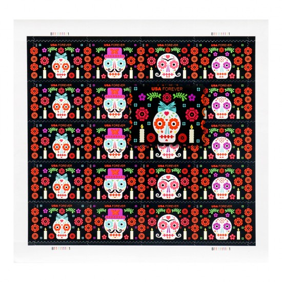 2021 US Day of the Dead Forever Stamps