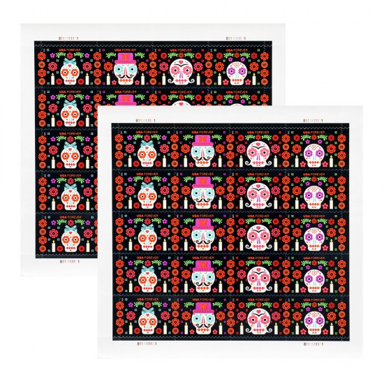 2021 US Day of the Dead Forever Stamps
