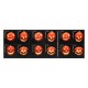 2016 First-Class Forever Stamp - Jack-O'-Lanterns: Round Eyes and Four Teeth