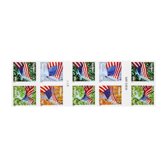  2013 First-Class Forever Stamp - A Flag for All Seasons: Summer